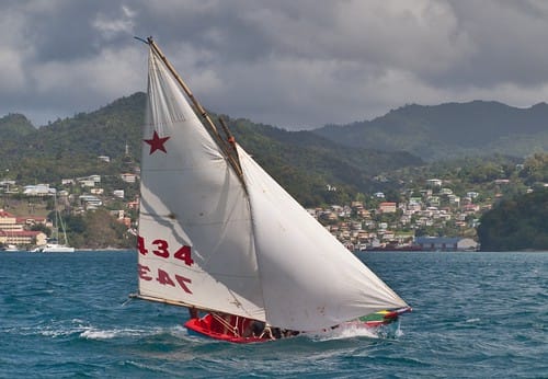 Grenada Sailing Festival Work Boat Regatta 2011